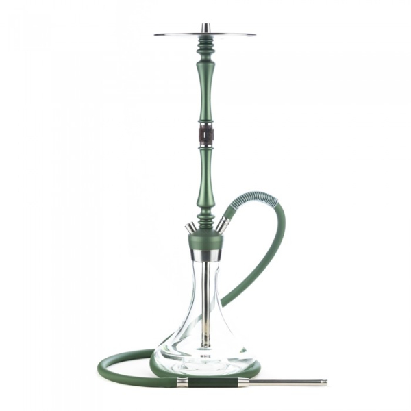 Кальян Hoob Mars Pro British Racing Green X Stainless Steel Prima Pro Дымчатый X Gold в Сочи