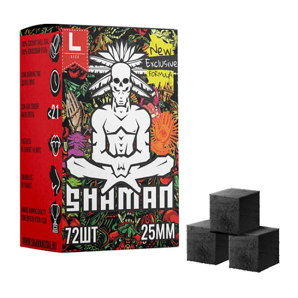 Кокосовый уголь Shaman 25мм в Сочи