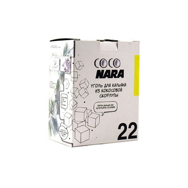Уголь CocoNara 22мм для кальяна - 24 шт в Сочи