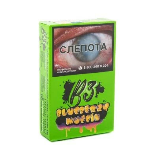 Табак B3 Blueberry Muffin (Черничный Маффин) 50 гр в Сочи