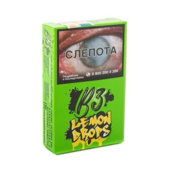 Табак B3 Lemon Drops (Лемонные леденцы) 50 гр в Сочи