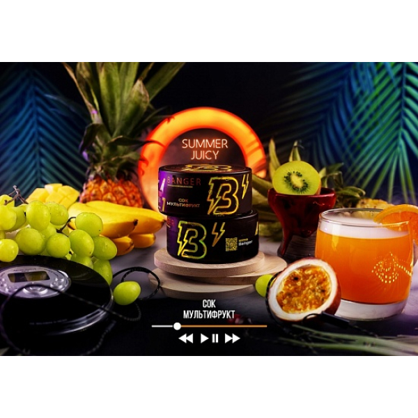 Табак Banger Summer Juicy 100 грамм в Сочи
