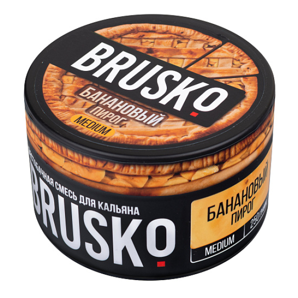 Смесь BRUSKO БАНАНОВЫЙ ПИРОГ (MEDIUM) 250 гр в Сочи