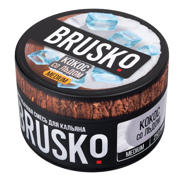 Смесь BRUSKO КОКОС СО ЛЬДОМ (MEDIUM) 250 гр в Сочи