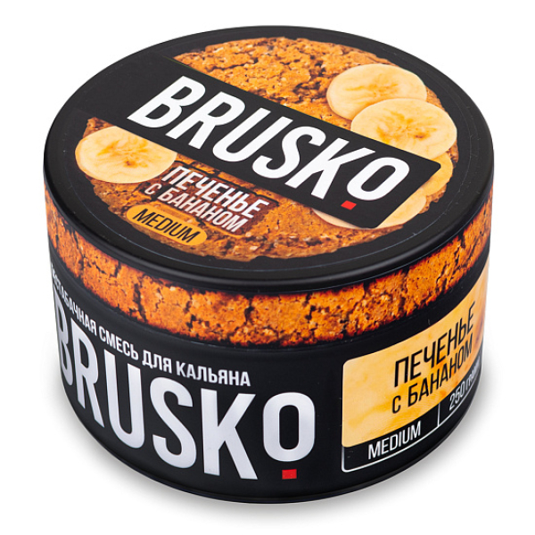 Смесь BRUSKO ПЕЧЕНЬЕ С БАНАНОМ (MEDIUM) 250 гр в Сочи