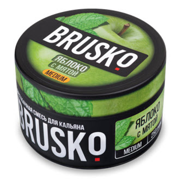 Смесь BRUSKO ЯБЛОКО С МЯТОЙ (MEDIUM) 250 гр в Сочи