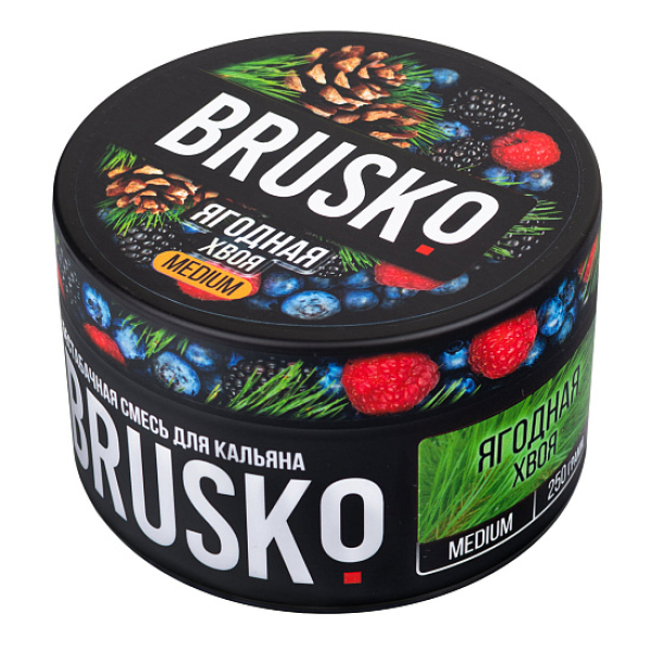 Смесь BRUSKO ЯГОДНАЯ ХВОЯ (MEDIUM) 250 гр в Сочи