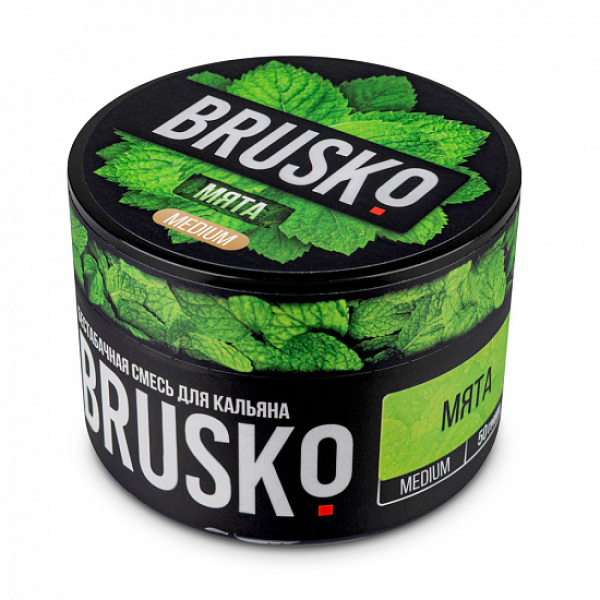 Смесь Brusko Medium Мята 50 грамм в Сочи