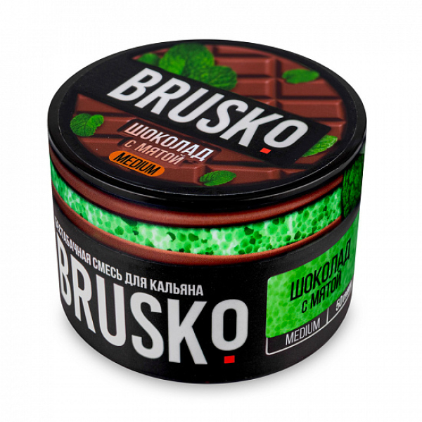 Смесь Brusko Medium Шоколад с мятой 50 грамм в Сочи