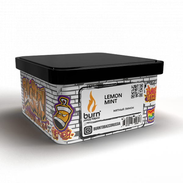 Табак BURN LEMON MINT 200 грамм в Сочи