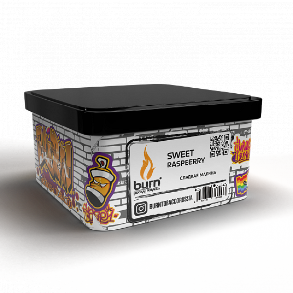 Табак BURN SWEET RASPBERRY 200 грамм в Сочи