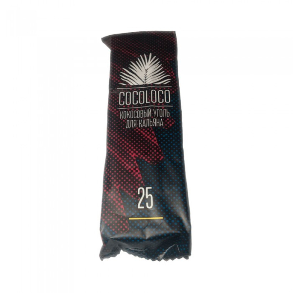 Кокосовый уголь Cocoloco 25мм - 12 шт. в Сочи