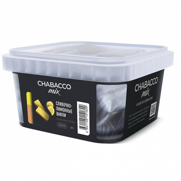 Смесь Chabacco mix Creamy Lemon Waffles (Сливочно-лимонные вафли) 200 гр в Сочи