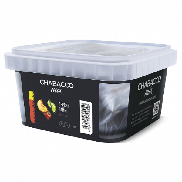 Смесь Chabacco mix Peach Lime (Персик Лайм) 200 гр в Сочи