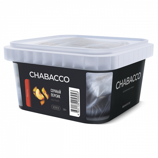 Смесь Chabacco Medium Juicy Peach (Сочный Персик) 200 гр в Сочи