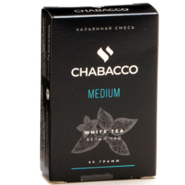 Смесь Chabacco Medium WHITE TEA (БЕЛЫЙ ЧАЙ) 50 гр в Сочи