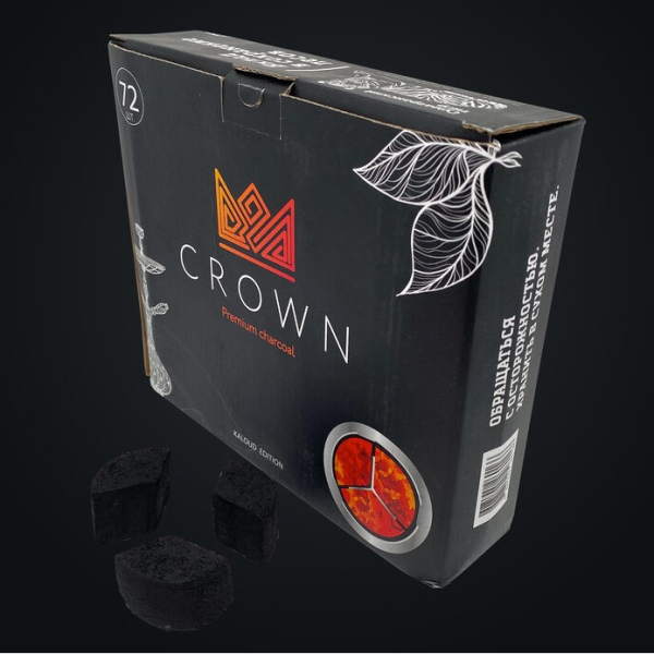 Уголь Crown KALOUD edition для кальяна (72 шт.) в Сочи