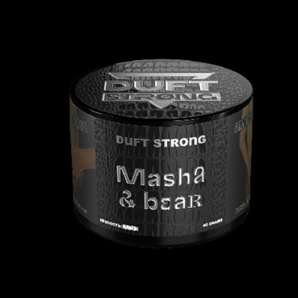 Табак Duft Strong Masha&Bear (Земляника) 40 гр в Сочи