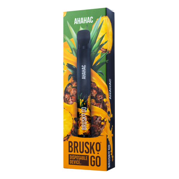 Одноразовая электронная сигарета Brusko Go Ананас 800 затяжек в Сочи