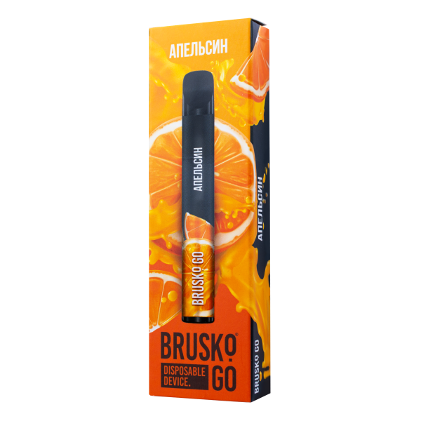 Одноразовая электронная сигарета Brusko Go Апельсин 800 затяжек в Сочи