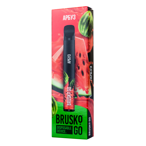 Одноразовая электронная сигарета Brusko Go Арбуз 800 затяжек в Сочи
