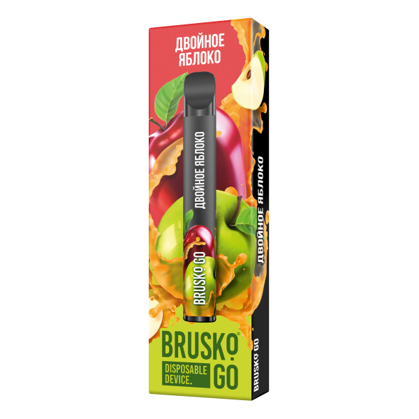 Одноразовая электронная сигарета Brusko Go Двойное яблоко 800 затяжек в Сочи