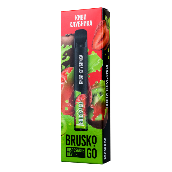 Одноразовая электронная сигарета Brusko Go Киви Клубника 800 затяжек в Сочи