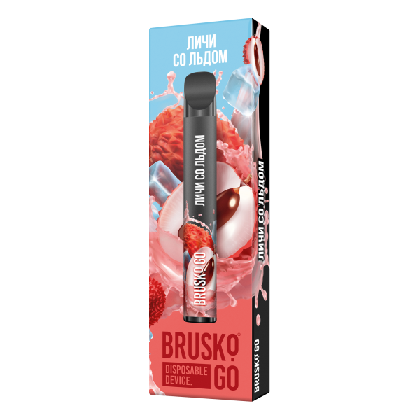 Одноразовая электронная сигарета Brusko Go Личи Со Льдом 800 затяжек в Сочи