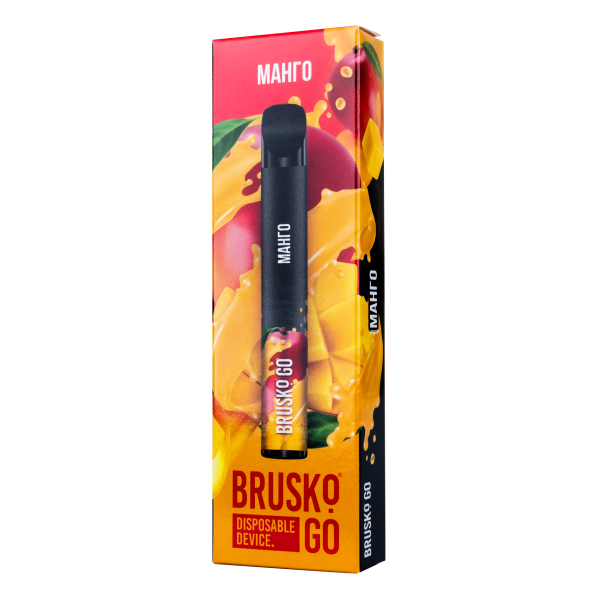 Одноразовая электронная сигарета Brusko Go Манго 800 затяжек в Сочи