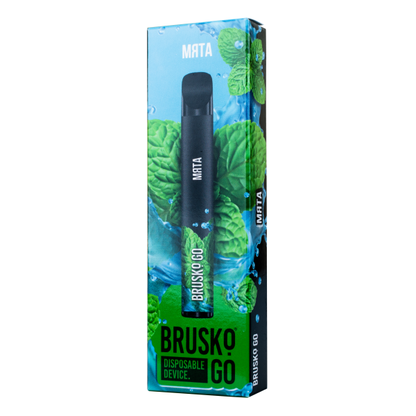 Одноразовая электронная сигарета Brusko Go Мята 800 затяжек в Сочи