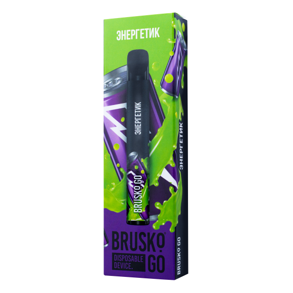 Одноразовая электронная сигарета Brusko Go Энергетик 800 затяжек в Сочи