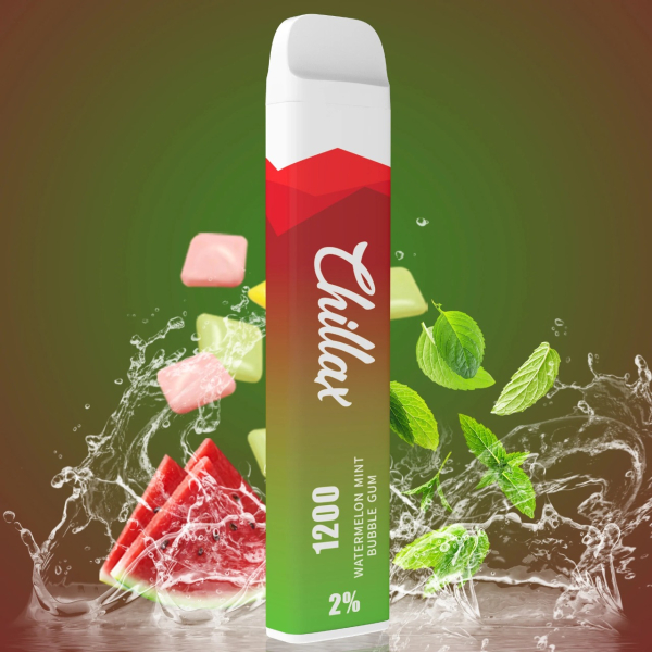 Chillax Watermelon Mint bubble gum (Арбуз Мятная жвачка), 1200 тяг в Сочи