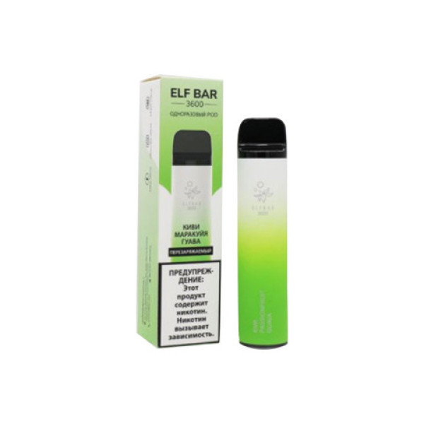 Elfbar (3600 (Киви маракуйя гуава)), 3600 тяг в Сочи