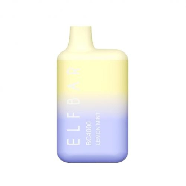 Elf Bar BC4000 Lemon Mint (Лимон с мятой), 4000 тяг в Сочи