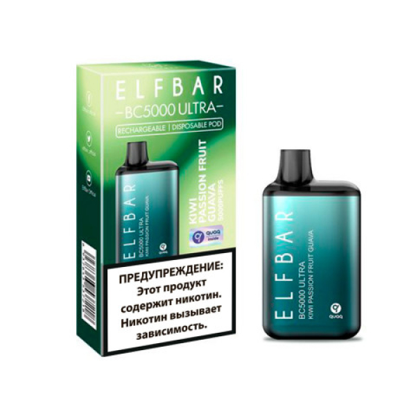 Elfbar BC5000 (Киви маракуйя гуава), 5000 тяг в Сочи