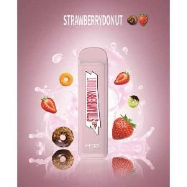 HQD MEGA Strawberry Donut (Клубничный Пончик), 1800 тяг в Сочи