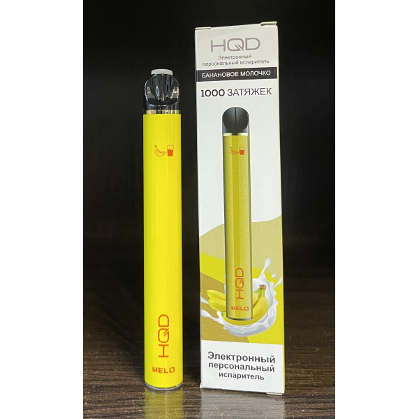 HQD melo banana milk (банановое молочко) 1000 затяжек в Сочи