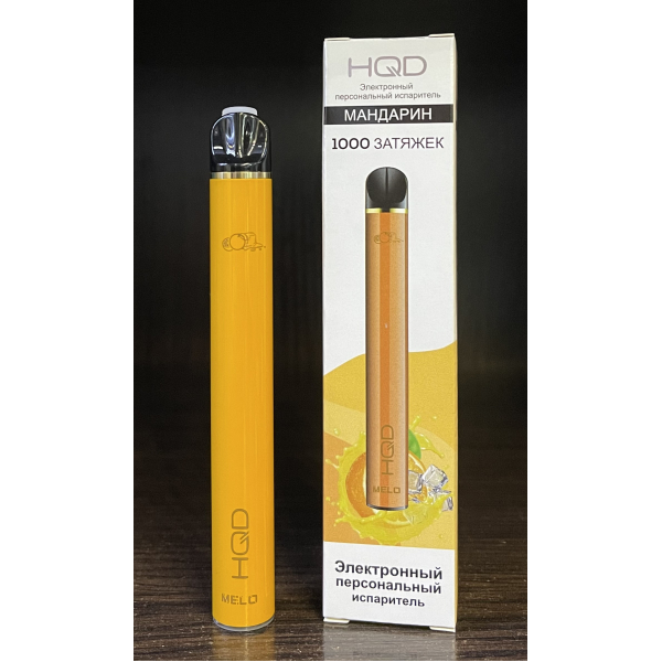 HQD melo tangerine (мандарин) 1000 затяжек в Сочи