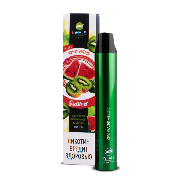 inHale Guliver Hard Kiwi Watermelon (Киви Арбуз) 1500 затяжек в Сочи