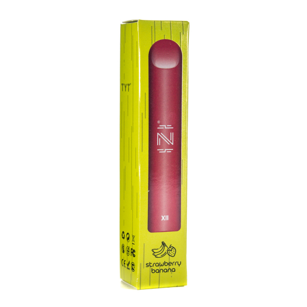 Одноразовая электронная сигарета IZI X2 Strawberry Banana (Клубника Банан) 800 затяжек в Сочи