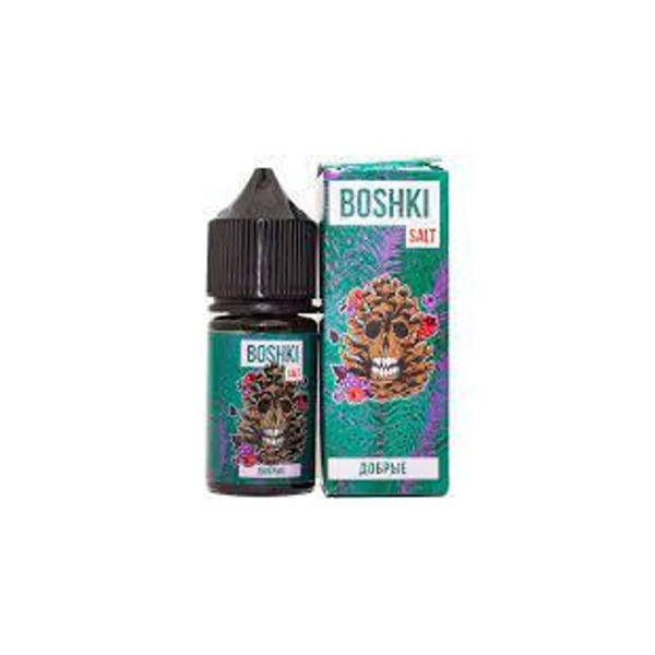 Жидкость BOSHKI Salt Добрые (Мороженное хвоя ягоды) (30 мл, 20 мг/мл) в Сочи