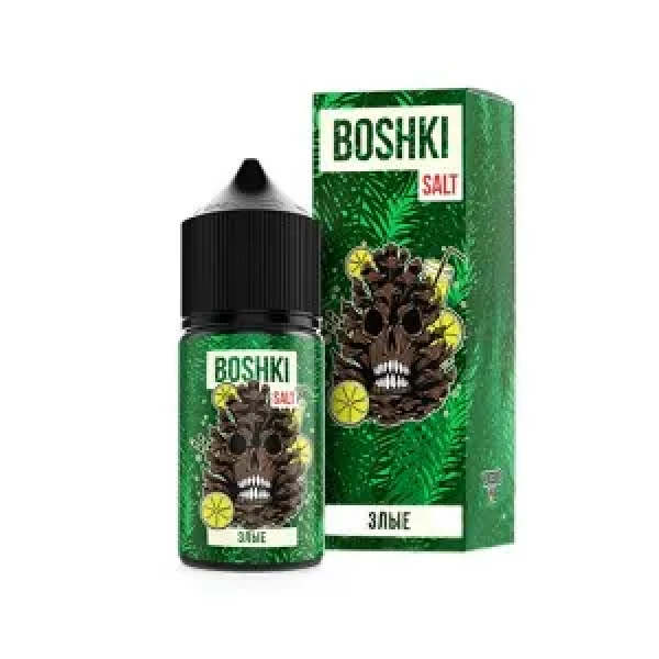 Жидкость BOSHKI Salt Злые (Лимонад ягоды хвоя) (30 мл, 20 мг/мл) в Сочи
