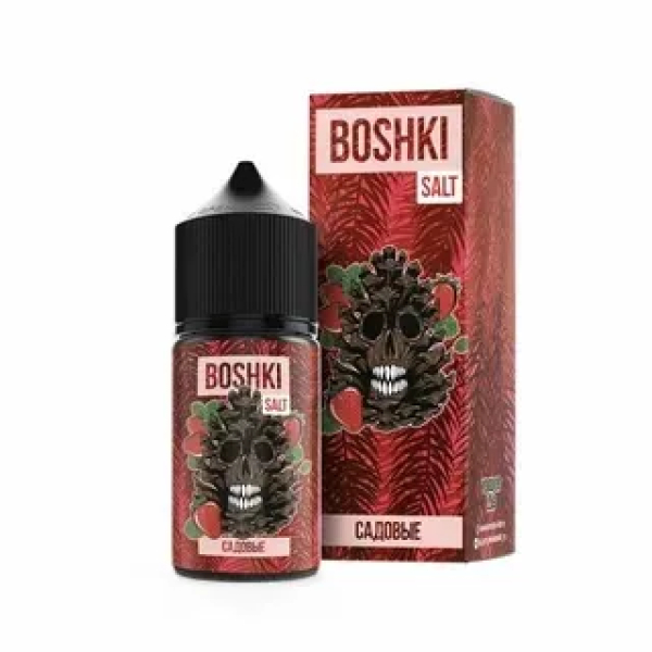 Жидкость BOSHKI Salt Садовые (клубника хвоя) (30 мл, 20 мг/мл) в Сочи
