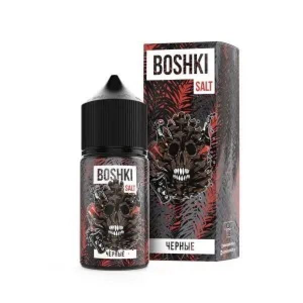 Жидкость BOSHKI Salt Черные (кола хвоя) (30 мл, 20 мг/мл) в Сочи