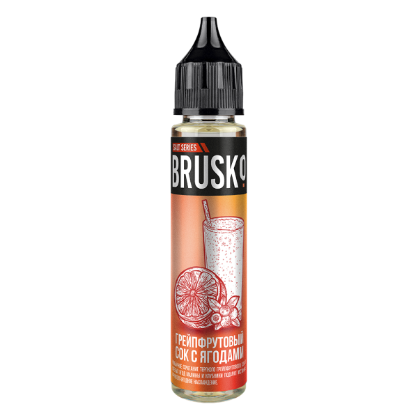 Жидкость Brusko Salt Грейпфрутовый Сок С Ягодами 30 мл в Сочи