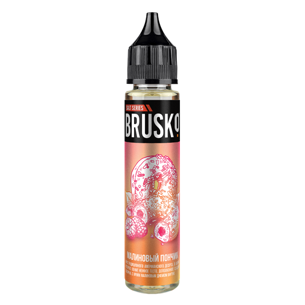 Жидкость Brusko Salt Малиновый Пончик 30 мл в Сочи