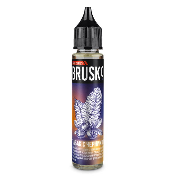 Жидкость Brusko Salt Табак С Черникой 30 мл в Сочи