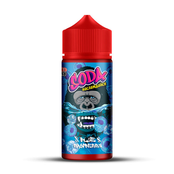 Жидкость Soda Blue Raspberry (Синяя малина) (30 мл, 20 мг/мл) в Сочи