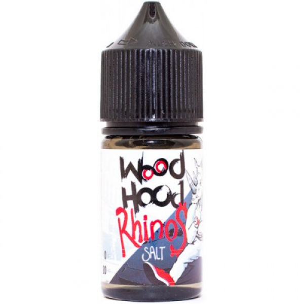 Жидкость Wood Hood Rhinos (Клубника Киви Лимон Лед) (30 мл, 20 мг/мл) в Сочи
