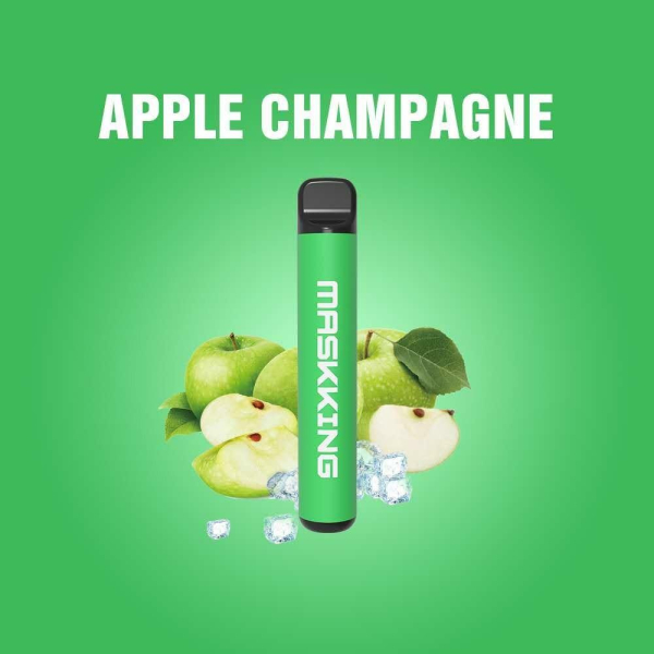 Одноразовая электронная сигарета Maskking High Pro Apple Champagne (Яблочное Шампанское) 1000 затяжек в Сочи
